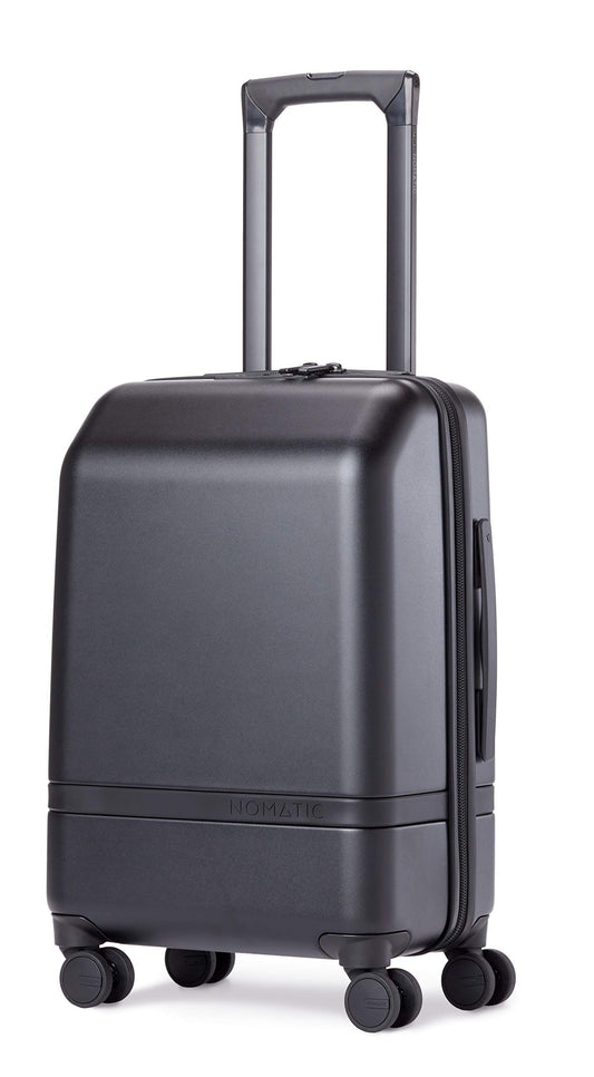 NOMATIC Carry-On Classic Suitcase 30L Travel Luggage TSA Approved Compact Carry-On Roller Black