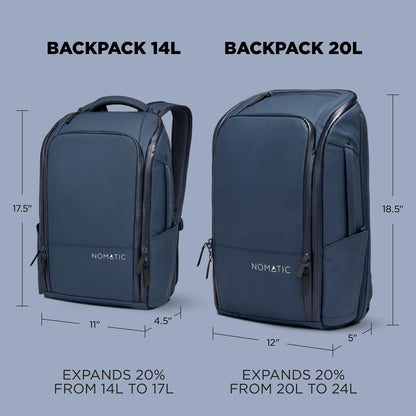 NOMATIC 20L Travel Backpack Carry-On Laptop Bag Water Resistant Business Backpack Men Women