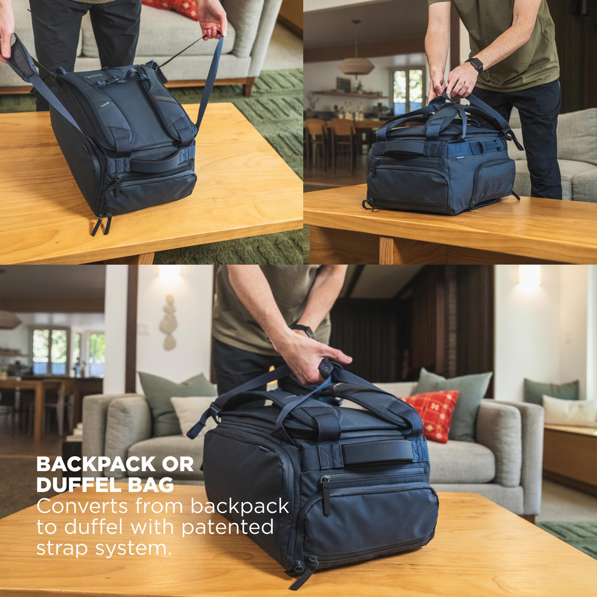 NOMATIC 30L Travel Bag Convertible Duffel Backpack Carry-On TSA Laptop Travel Backpack