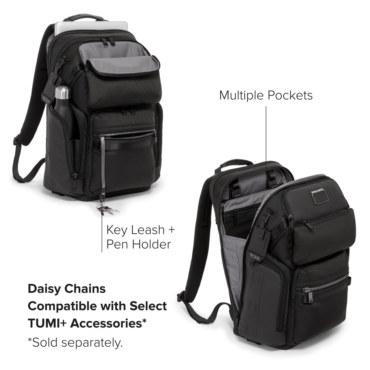 TUMI Alpha Bravo Nomadic Backpack Men’s Travel Laptop Bag Fits 15” Durable Carry-On Black