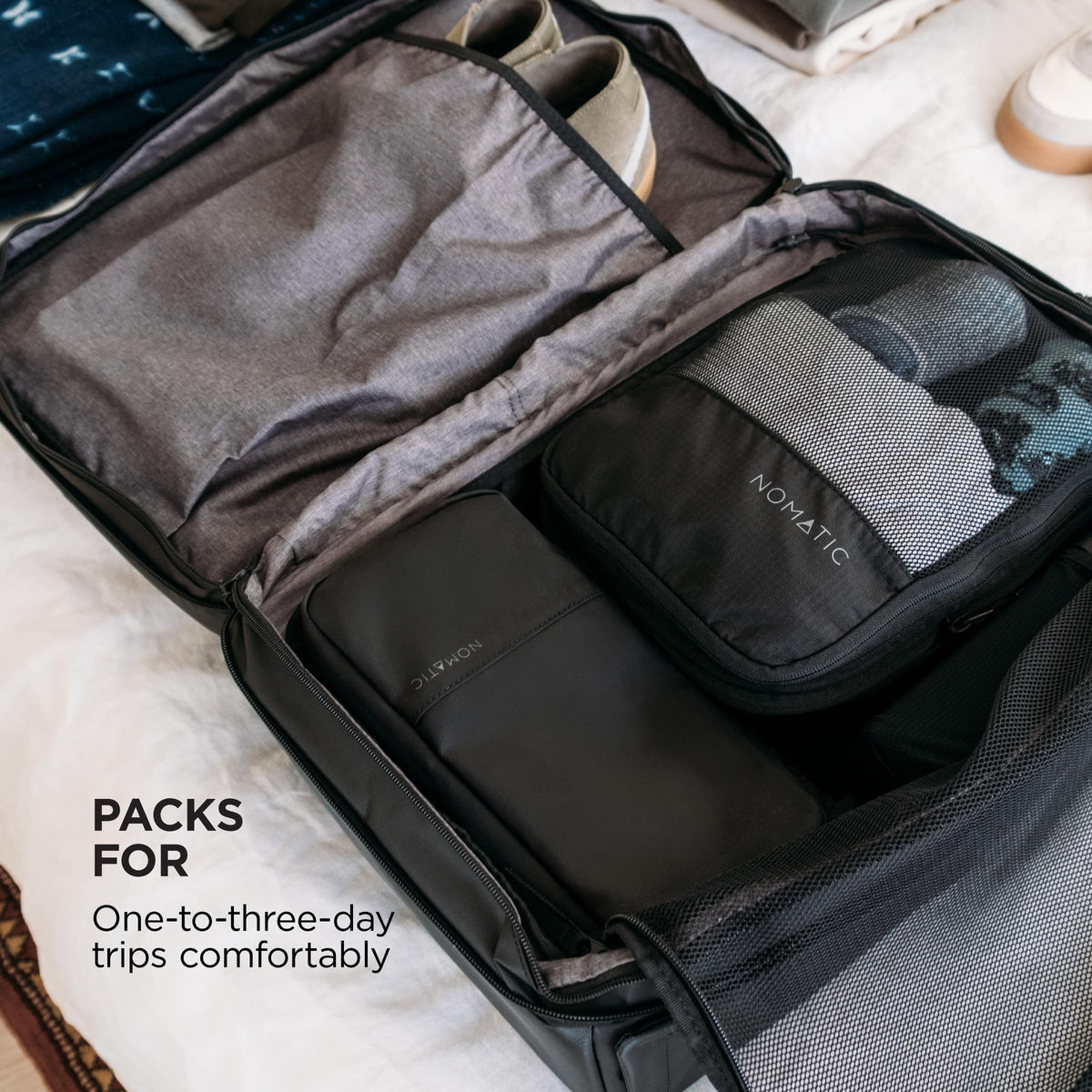 NOMATIC 20L Travel Pack Expandable to 30L TSA Carry-On Laptop Backpack Water Resistant
