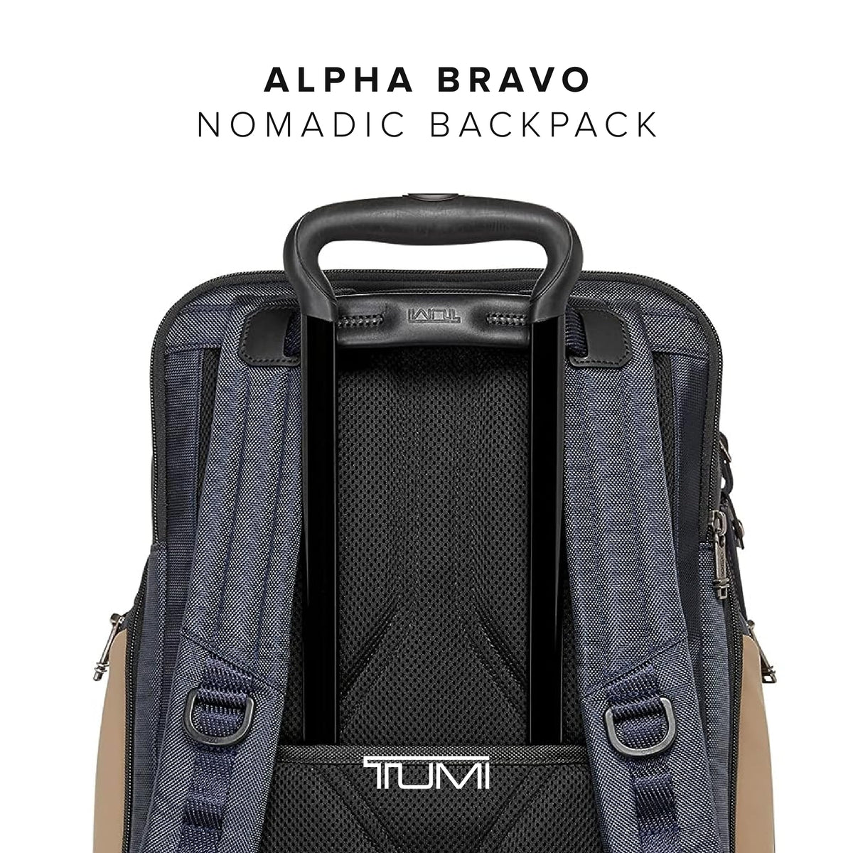 TUMI Alpha Bravo Nomadic Backpack Men’s Travel Laptop Bag Fits 15” Durable Carry-On Black