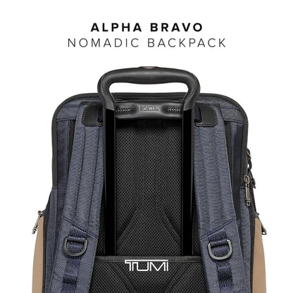 TUMI Alpha Bravo Nomadic Backpack Men’s Travel Laptop Bag Fits 15” Durable Carry-On Black